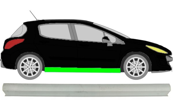 Schweller FüR Peugeot 308 2007 – 2013 Rechts-image