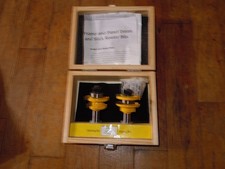 2 szt. Rama szafy i panel Drzwi Router Zestaw bitów Bity do cope and stick Nowe