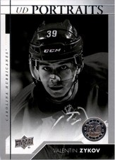 2017-18 Upper Deck UD Portraits #P99 Valentin Zykov - HKY