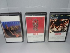 Vintage Rock And Roll Cassette Tapes Lot Survivor, Toto, Supertramp Nice...