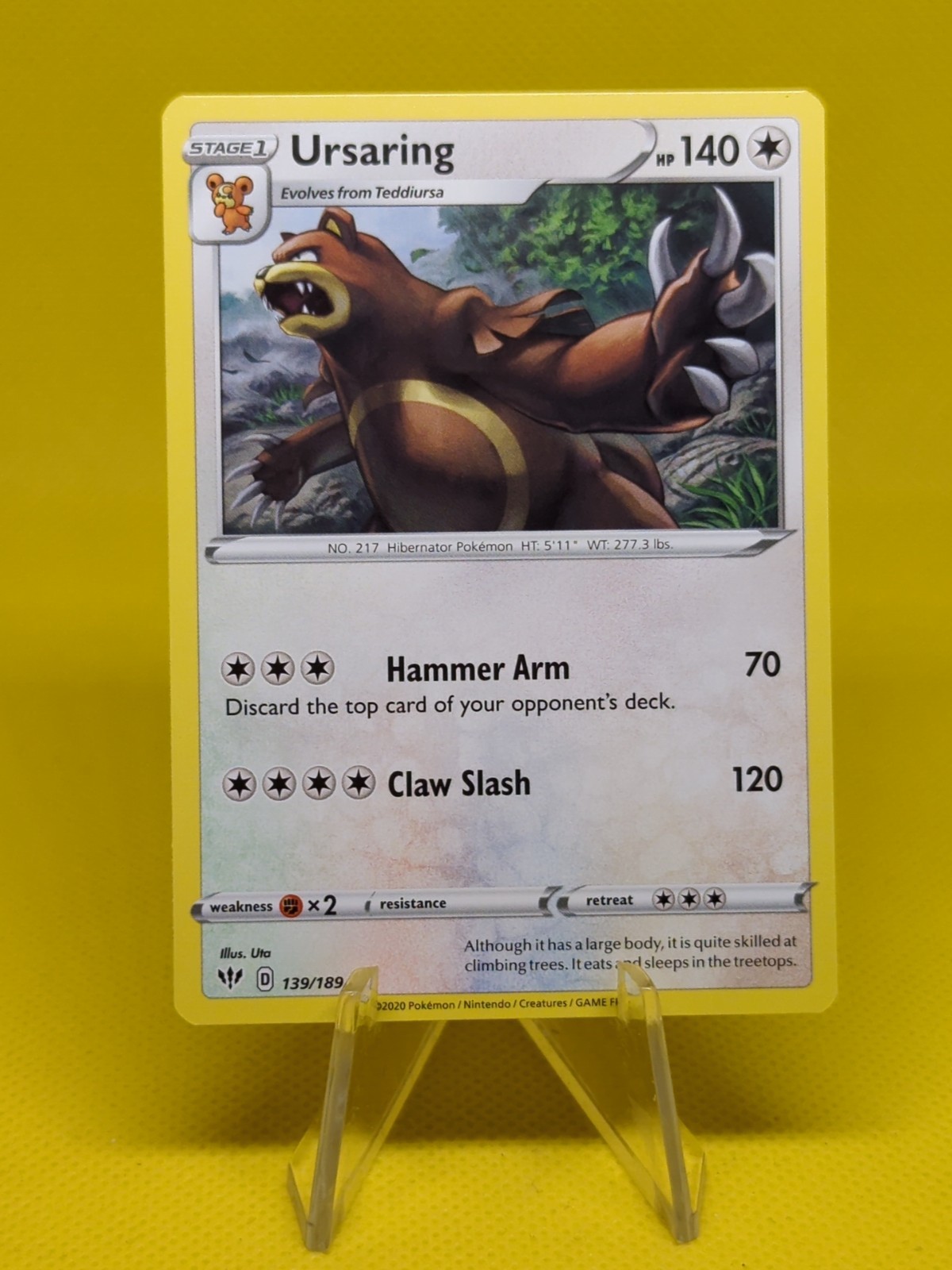 Pokemon - Ursaring - 139/189 - Uncommon