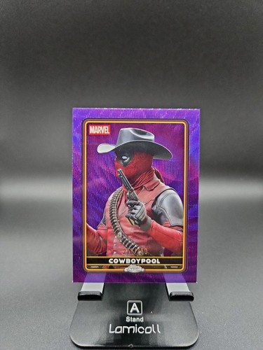 /250 Marvel Topps Chrome Studios Deadpool Purple 2025 #36 Cowboypool TCG!!