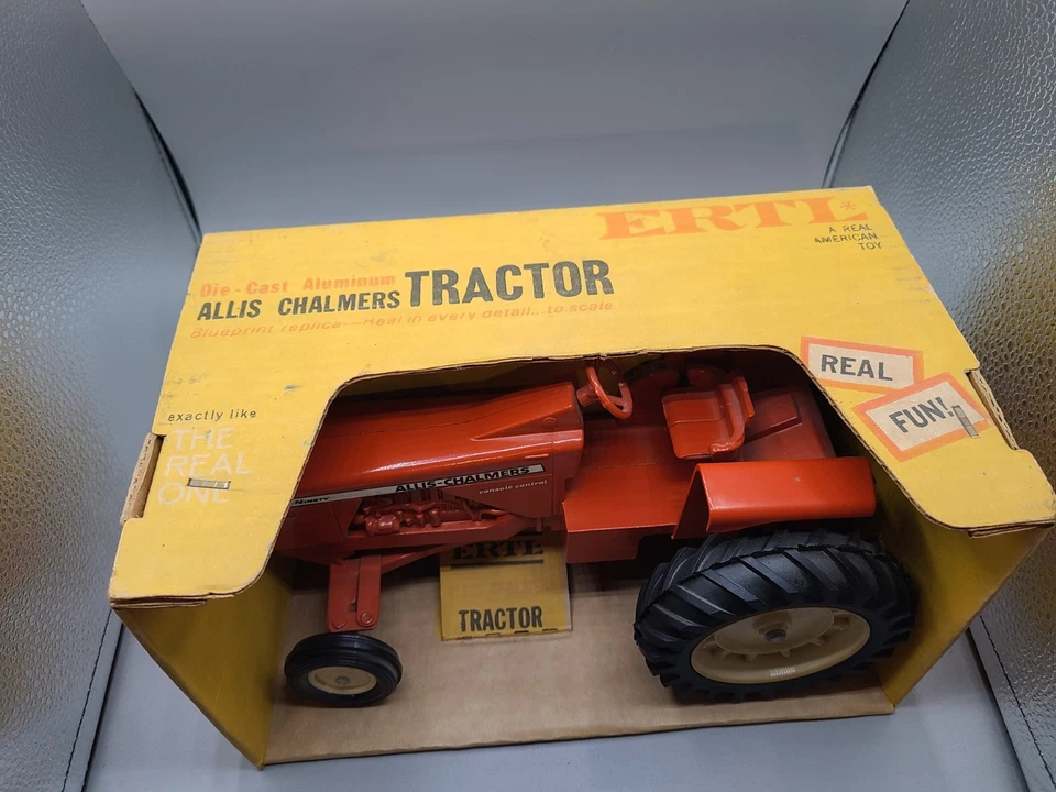Rare Vintage ERTL ALLIS CHALMERS 190XT WITH NICE BOX 1/16 Farm Tractor - Image 3 of 4
