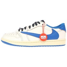 Nike Size 26.5Cm Travis Scott Fragment Design Air Jordan 1 Low Blue Us8.5  Kri02