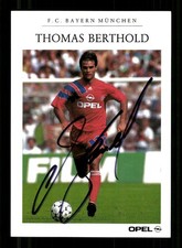 Thomas Berthold Autogrammkarte Bayern Münche...