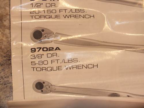 Sunex Torque Wrench 3/8 in. Drive 10-80 ft - Picture 4 of 5