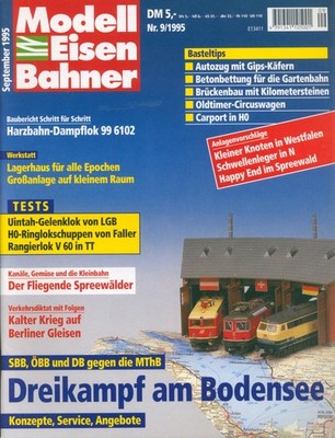  Modelleisenbahner 9/1995 Magazin Vorbild Modellbau Dreikampf am Bodensee