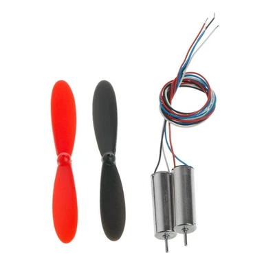 MARKENLOS 1 Pair for DC 3.7V 720 Mini Model Helicopter Coreless Motor Propeller Great Torq