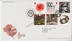 GB ROYAL MAIL FDC COVER 2018 THE GREAT WAR 1918 STAMP SET TALLENTS PMK