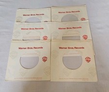 45 RPM 7" RECORD SLEEVES CO. SLEEVE 6 PACK SEE PHOTOS Warner Brothers SLV352