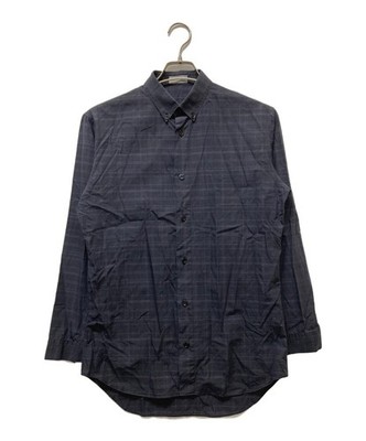 DIOR HOMME L/S Check Shirt Size: 38 Black 233C509A3142 Men