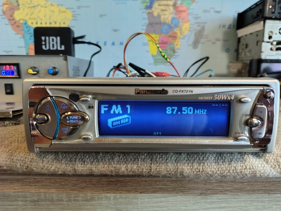 PANASONIC CQ-FX721N Car Stereo Mobile Media Receiver Fully Working Good Shape - Image 2 of 4