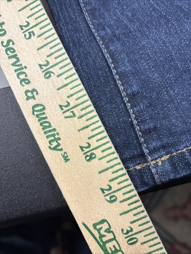 L.E.I. LEI Ashley Low Rise Slim Boot SZ 13 Y2K Jeans Dark Wash Blue NWOT - Picture 5 of 8