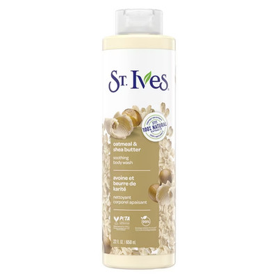 St. Ives Oatmeal and Shea Butter Dry Skin Soothing Liquid Body Wash 22 Oz