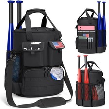 Baseball Bucket Bag Baseball Coaches Accessories Organizer with Insulation Po...