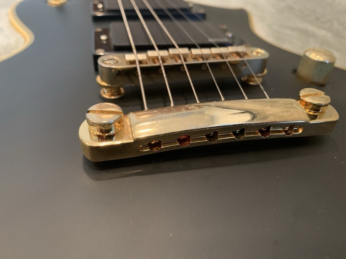 ESP LTD EC-401 Electric Guitar Satin Black With Gold Hardware | eBay