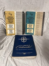 1960-1964 Lincoln Continental Mercury Meteor Master Parts Catalog Pair 1965