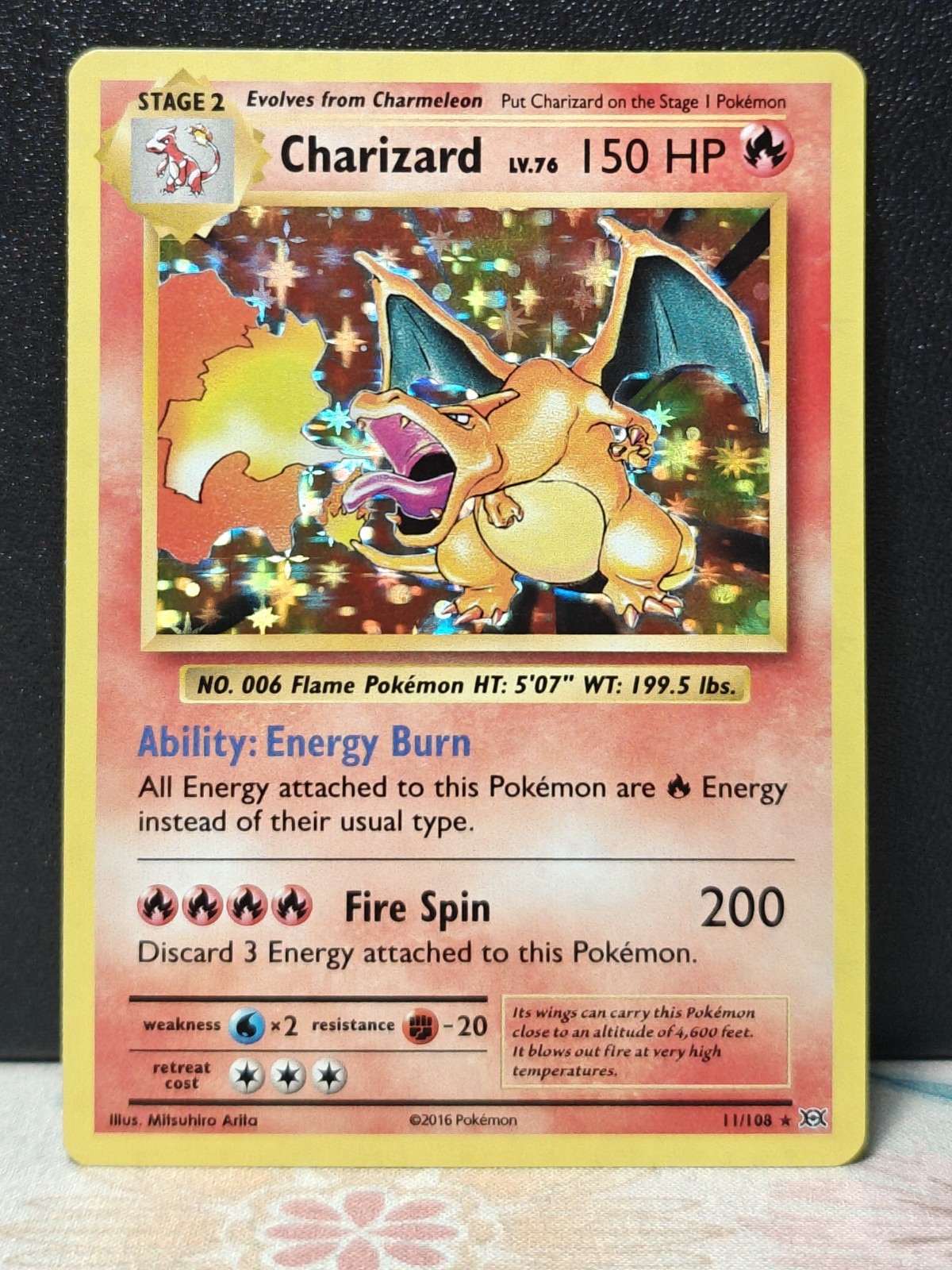 Charizard 11/108 XY Evolutions Holo NM