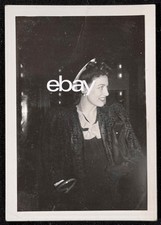 JOAN CRAWFORD CANDID 1940s ORIG SNAPSHOT PHOTO New York evening SECRETARY ESTATE