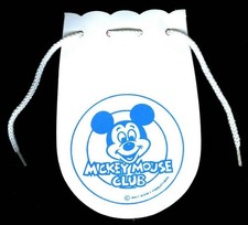 Vintage Disney Mickey Mouse Club Marble Bag Taiwan 70s New Condition