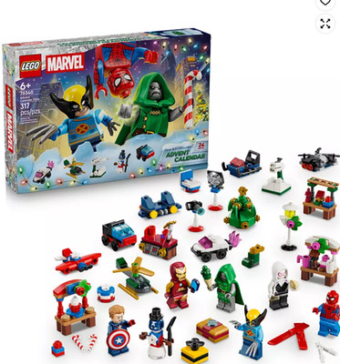 Lego Marvel Advent Calendar 2026 76340 317-Piece Building Set, Ages 6+