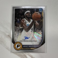 Topps 2025-26 Bowman Chrome Autographs Jarace Walker Auto BCA-JK Pacers
