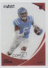 2023 Panini Chronicles Draft Picks Clear Vision Purple 14/49 Zach Evans #12 1p5