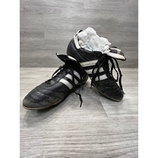 Adidas Mundial Team Soccer Cleats Shoes Black White Made in Germany 5.5