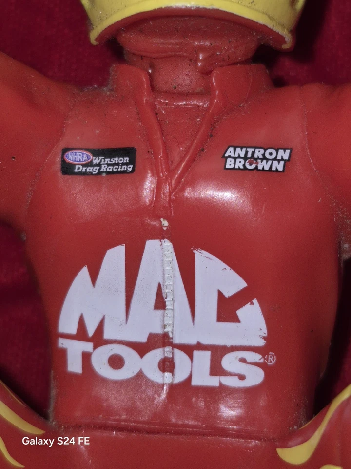 Figura de motocicleta Action Antron Brown Mac Tools 2001 de colección solamente Foto 4 de 4