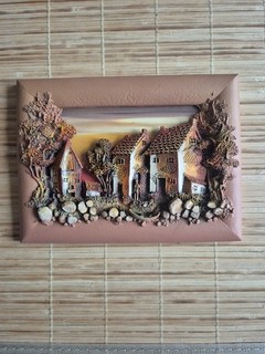 Schönes dekoratives Bild mit 3D Optik in neuwertigen Zustand!!! 20 cm x 14 5 cm