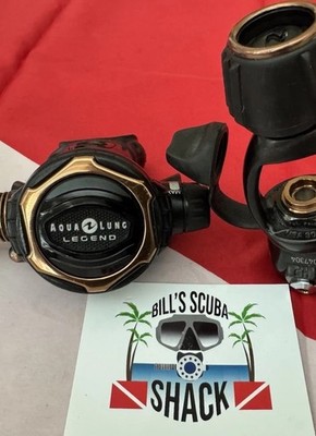 AQUALUNG LEGEND SCUBA REGULATOR  ACD BLACK & GOLD  LUX  EDITION..WAY COOL!