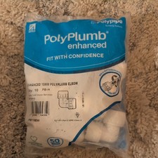 Polypipe PolyPlumb Enhanced Elbow 15mm PB115EW - Pack of 10