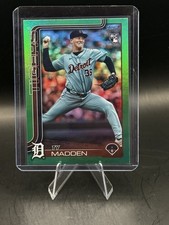 2025 Topps Chrome - Ty Madden - Green Refractor Rookie #'d 82/99