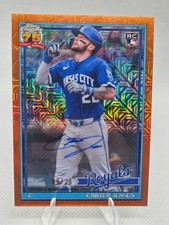 Carter Jensen Chrome 2026 Orange /25 Auto