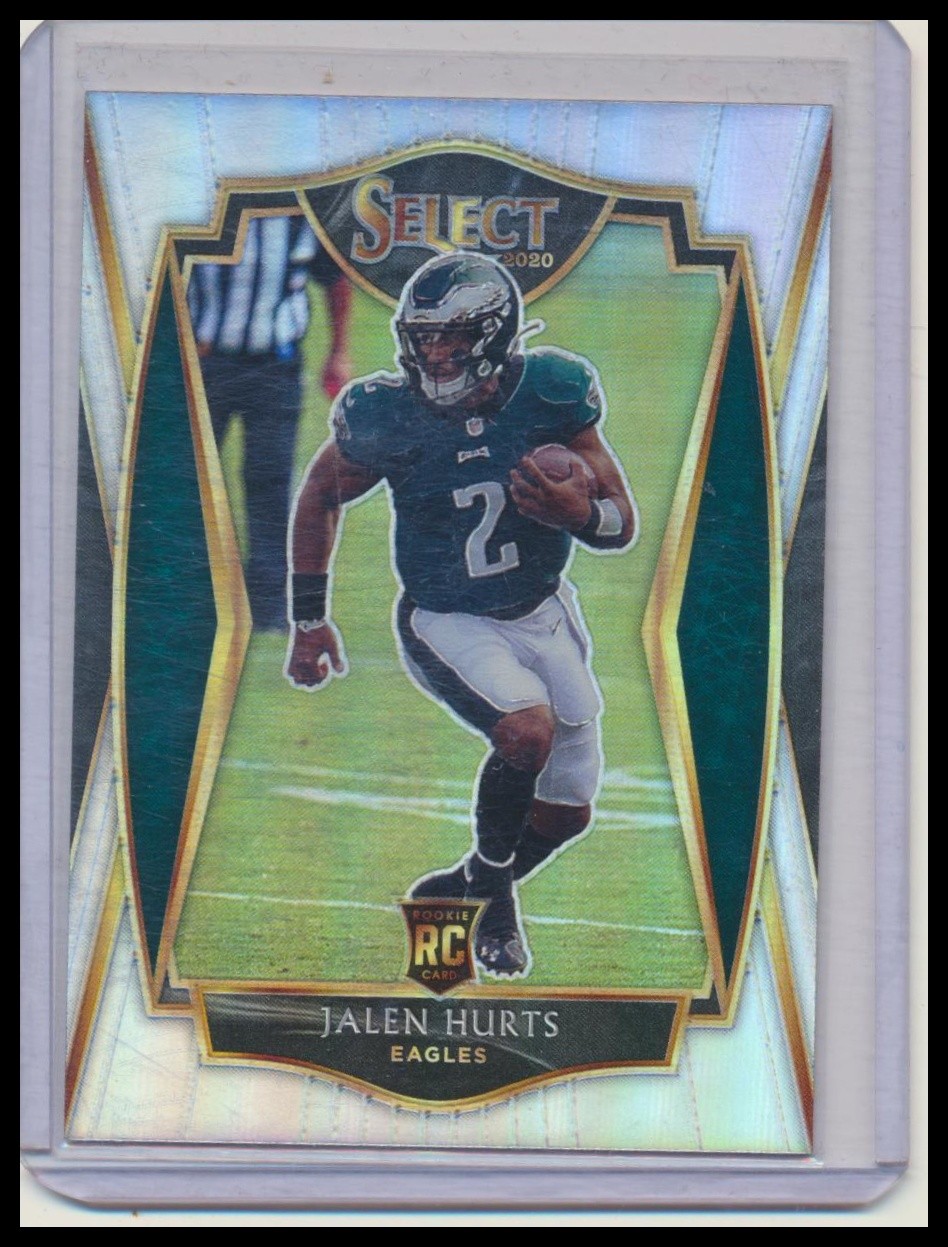 2020 Panini Select #150 Jalen Hurts Silver Rookie