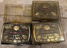 NEW Snap-On Tools USA Promo Belt Buckle Leading The Way 1988 Solid Brass EACH