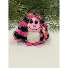 Ty Monstaz Zoey Pink With Black Stripes Key Clip