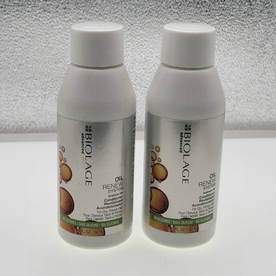 Lot of 2 Biolage Oil Renew System Conditioner - Travel Size (1.7 oz each) New