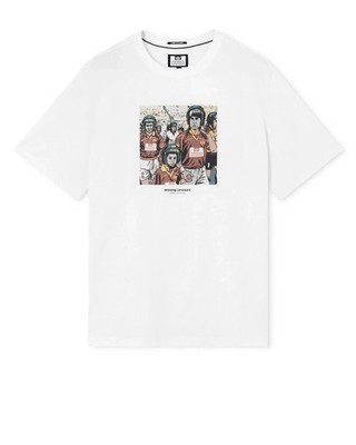 Weekend Offender Roma Grafik-T-Shirt Weiß