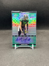 Austin Mack 2106 Leaf US Army All American Rookie Card Autograph /3. rookie card picture