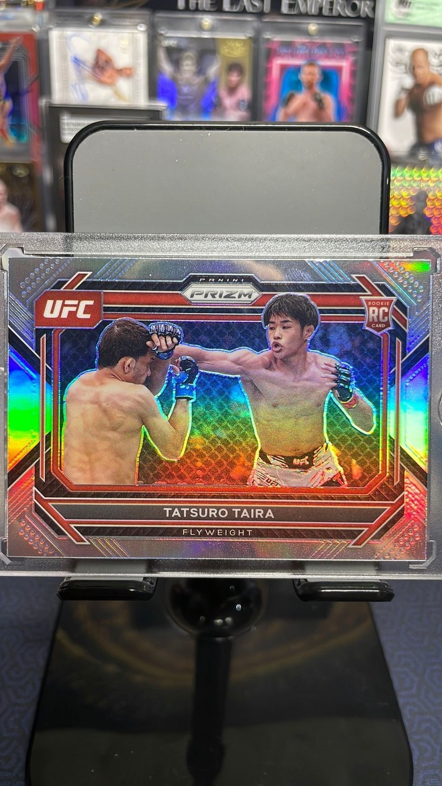 2023 Panini Prizm UFC SSP REFRACTOR Silver Prizm #23 Tatsuro Taira (RC)