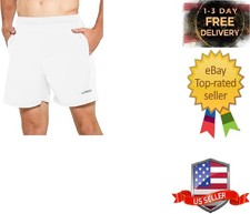 Men's 5 Inch Running Tennis Shorts Quick Dry Athletic Workout Gym Sports Shor...