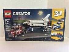 LEGO 31091 Creator 3 in 1 Space Shuttle Transporter 341 Pcs New Sealed Retired