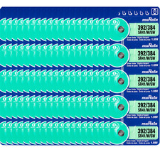 Murata 392/384 SR41W/SW Silver Oxide Battery 100 Count -Replaces Sony 392/384