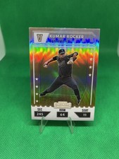 2021 Elite Extra Edition Kumar Rocker College Tickets Prizm Rangers #CTO-KR