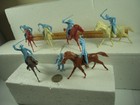 Marx 54mm Civil War Lot of 7 Mounted Blue Northern Figs and Mounts, — photo 3