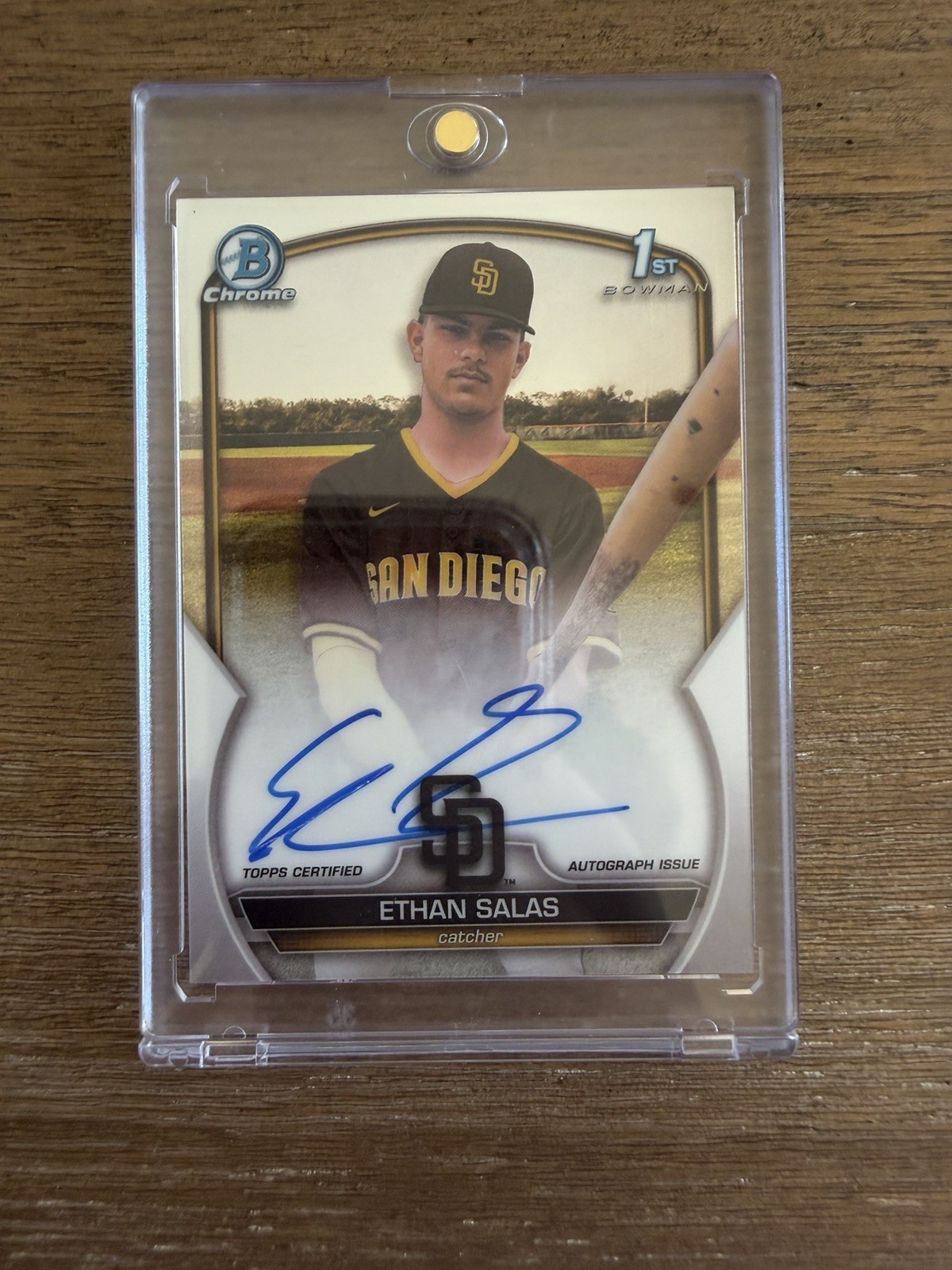 Ethan Salas 2023 Bowman Chrome #CPA-ESS Prospect Auto (1st) Price