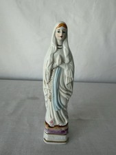 Vintage French Porcelain Virgin Mary Madonna Figurine Statue 