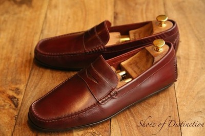 Joseph Cheaney Burgund Leder Halbschuhe Schuhe Fahrschuhe Herren UK 10 US 11