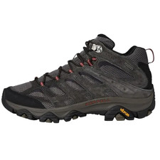 Merrell Moab 3 Mid WP Waterproof Men's Hiking Boots Beluga Gray - Free Shipping